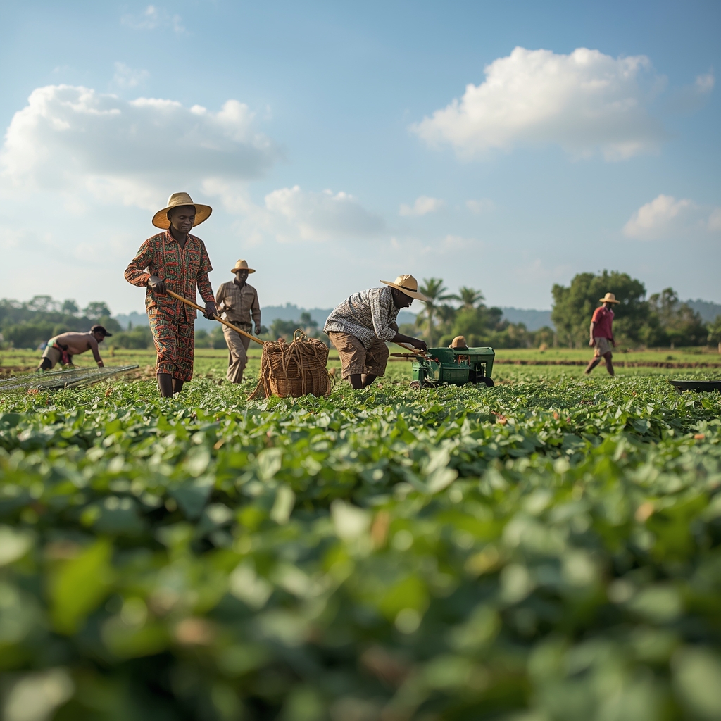 lucid origin create a highresolution image of a modern farming 2